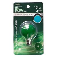 株式会社オーム電機 ＬＥＤ　Ｇ４０Ｅ１７　１．２Ｗ　Ｇ 06-4665 1個（直送品）