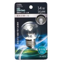 オーム電機 ＬＥＤ　Ｇ４０Ｅ２６　１．４Ｗ　ＮＣ 06-4675 1個（直送品）