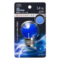 株式会社オーム電機 ＬＥＤ　Ｇ４０Ｅ２６　１．４Ｗ　Ｂ 06-4677 1個（直送品）