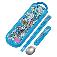 スケーター CCA1AG 抗菌箸スプーンコンビセット Im Doraemon ステッカー 607837-CCA1AG 1個（直送品）