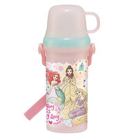 スケーター PSB5KD 直飲みコップ付きプラ水筒 プリンセス (23) 622908-PSB5KD 1個