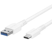MOTTERU USB3.2Gen2 USB-A USB-Cケーブル 1m エアリーホワイト MOT-CBACU3G100-WH 1個