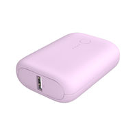 MOTTERU 国内最小・最軽量PD対応 10000mAhモバイルバッテリー ペールアイリス MOT-MB10001-PU 1個