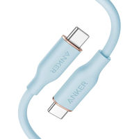 Anker PowerLine III Flow USB-C & USB-C ケーブル(0.9m アイスブルー) A8552031（直送品）