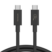 オウルテック USB4 PD240W対応 USB C to Cケーブル 1m ブラック OWL-CBEMCC10-BK 1個