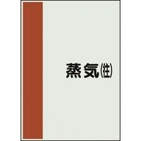 ユニット 配管識別シート 矢印なし 横 蒸気往 中 408-42 1枚 164-2925（直送品）