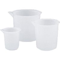 東京硝子器械 TGK ビーカー PE製 手無 300mL 358-22-11-41 1個 191-5046（直送品）