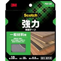 スリーエム ジャパン 強力両面テープ 一般用 幅10mmX長さ10m PKH-10R 1セット(5巻)（直送品）