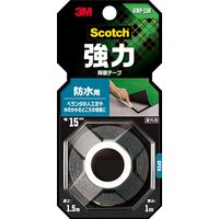 スリーエム ジャパン 強力両面テープ 防水用 幅15mmX長さ1.5m KWP-15R 1セット(10巻)（直送品）