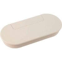 スガツネ工業 SUGATSUNE (210031827)S165ー76CM配線孔キャップ オーバル型 S165-76CM 1個（直送品）