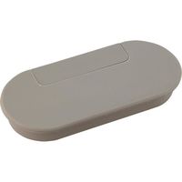 スガツネ工業 SUGATSUNE (210031825)S165ー76G配線孔キャップ オーバル型 S165-76G 1個 131-8826（直送品）