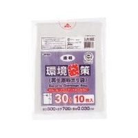東京硝子器械 TGK 環境袋策 30L 透明 10枚入 153-23-69-35 1袋(10枚) 190-2097（直送品）