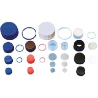 東京硝子器械 TGK ねじ口瓶用青キャップ GLー25 371-05-21-05 1個 184-6690（直送品）