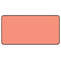 ユニット 配管ステッカー うすい黄赤無地(小) アルミ 40×80 10枚組 AS.7.30S 1組(10枚) 746-4169（直送品）