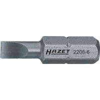 HAZET ビット(差込角6.35mm) 刃先[[ー]]5.5×0.8 2208-8 1本 859-4017（直送品）