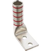 PANDUIT 銅製圧縮端子 2穴 電線サイズ AWG8 取付穴サイズ 69mm 取付穴間隔 160mm バレル角度 90度 LCCX8ー1（直送品）