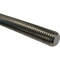 中海鋼業 寸切ボルト 両平先(アロイ) SUS316L 10×85 (120本入) NZBBF-316L-1085 1箱(120本) 268-2993（直送品）