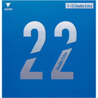 VICTAS（ヴィクタス) 卓球 ラバー V>22 ダブルエキストラ MAX ブラック 200070 1枚（直送品）