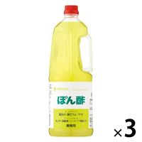 ぽん酢 （ペットボトル） 1.8L 3本 ミツカン 大容量 業務用 特大 プロ仕様