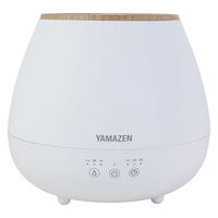 YAMAZEN 上部給水 加湿器 超音波ミスト式 1.5L 250ml 木造4畳/プレハブ7畳 MZ-M151(WM) 1台（直送品）