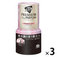 お部屋のスッキーリ Sukki-ri プレミアムリッチパルファム ロマンスピンク 芳香剤 400mL 1セット（3個）アース製薬