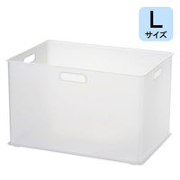 収納ケース squ+ インボックス L クリア 透明 NIB-LCL サンカ 1個（わけあり品）