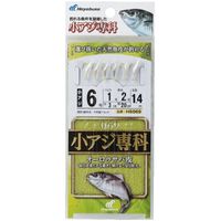 ハヤブサ HB HS069-7-1.5 小アジ専科 オーロラサバ皮 1パック（直送品）