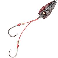 ハヤブサ HB SE105-25-6 無双真鯛テンヤ 海老レッドラメ 1個（直送品）