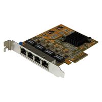 LANアダプタカード 増設PCIe対応 GbE×4 ST1000SPEX43 1個 StarTech.com