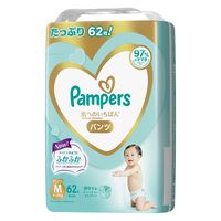 パンパース おむつ パンツ M（6～12kg）1パック（62枚入）はじめての肌へのいちばん 男女共用 P&G