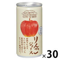 ゴールドパック 信州安曇野 りんごジュース 190g 1箱（30缶入）（わけあり品）