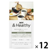 【コーヒー粉】UCC上島珈琲 UCC &Healthy マイルド 1ケース（180g×12袋入）