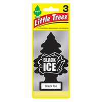 CAR-FRESHNER LittleTrees（リトルツリー） BlackIce MultiPack 3 0076171320551（直送品）