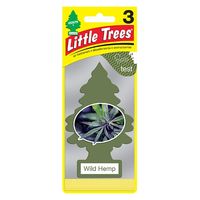 CAR-FRESHNER LittleTrees（リトルツリー） WildHemp MultiPack 3 0076171374257（直送品）