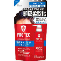 ライオン PRO TEC（プロテク） 頭皮ストレッチシャンプー つめかえ用 4903301231189 230G×4点セット（直送品）