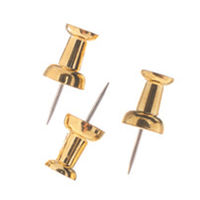 ベロス ダルマ画鋲　７本　ゴールド RD-108G 10個（直送品）