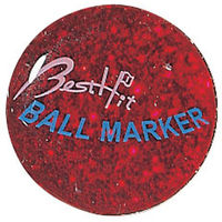 HATACHI(ハタチ) グランドゴルフ ミラクルマーカー レッド BH6031 10個（直送品）