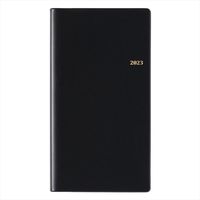 【2023年4月版】NOLTY エクセル8 スリム 片側１週間＋ノート 黒 2023-9033 1冊 日本能率協会マネジメントセンター（直送品）