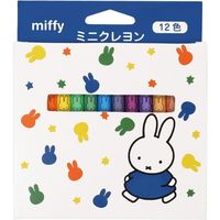 クツワ ミッフィー miffy ミニクレヨン（１２色） MF657 1個