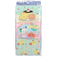 ハヤシ商事 ポチャッコ・ポムポムプリン×カピバラさん 水に流せるポケットティシュ 16枚(8組) 1袋(12個)