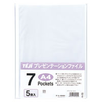 テージー プレゼンテーションファイルA4・7P 白 PTF-07-06 1パック