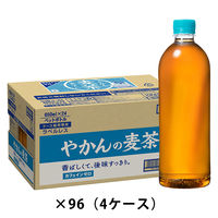 【麦茶】コカ・コーラ やかんの麦茶 from 爽健美茶 ラベルレス 650ml 1セット（96本）