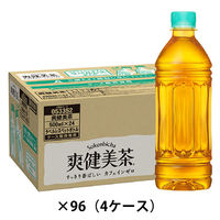 【ブレンド茶】ノンカフェイン　爽健美茶 ラベルレス 500ml 1セット（96本）