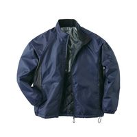 クロダルマ 軽防寒ジャケット ネイビー×脇迷彩プリント反射 L 54371-11-L 1枚（直送品）