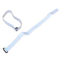 松浦工業 面タッチ結束バンド 巾25mmX50cm白 4984834232409 1セット(5個:1個×5パック)（直送品）