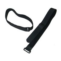 松浦工業 面タッチ結束バンド 巾25mmX50cm黒 4984834232416 1セット(5個:1個×5パック)（直送品）