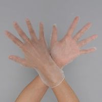 エスコ [S] 手袋(塩化ビニール・パウダー無/100枚) EA354GA-121 1セット(1000双:100双×10箱)（直送品）