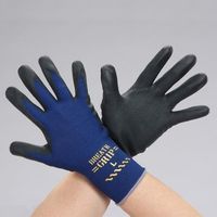 エスコ [M] 手袋(ナイロン、ポリエステル・ニトリルゴムコート/10双) EA354GD-7B 1セット(20双:10双×2袋)（直送品）