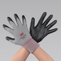 エスコ（esco） ［XL/225mm］ 手袋（ニトリルゴムコート/グレー） 1セット（10双） EA354MA-13（直送品）