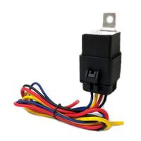 エスコ（esco） DC24V/20A/4極 防水リレーソケット 1セット（5個） EA538RB-47（直送品）